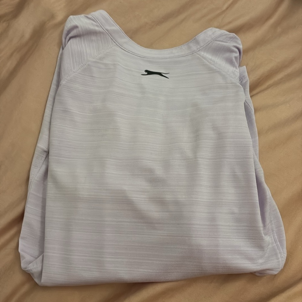 Slazenger Womens Light Purple Polo Golf Shirt - Picture 3 of 3